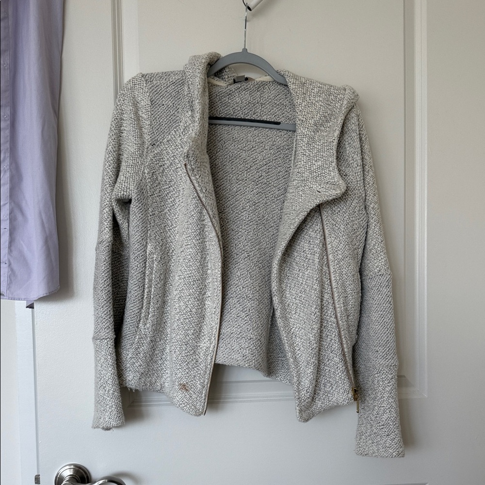 Lucky Brand Gray Bomber Jacket